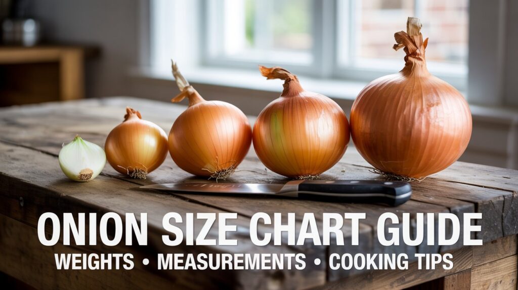 Smart Onion Size Chart: Perfect Measurements for Every Recipe