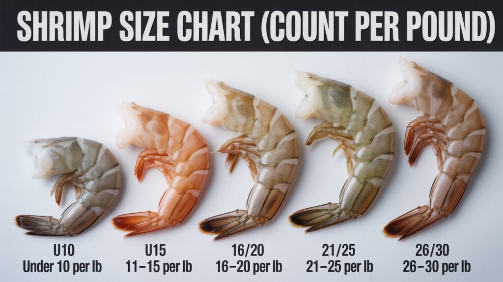 Shrimp Size Chart