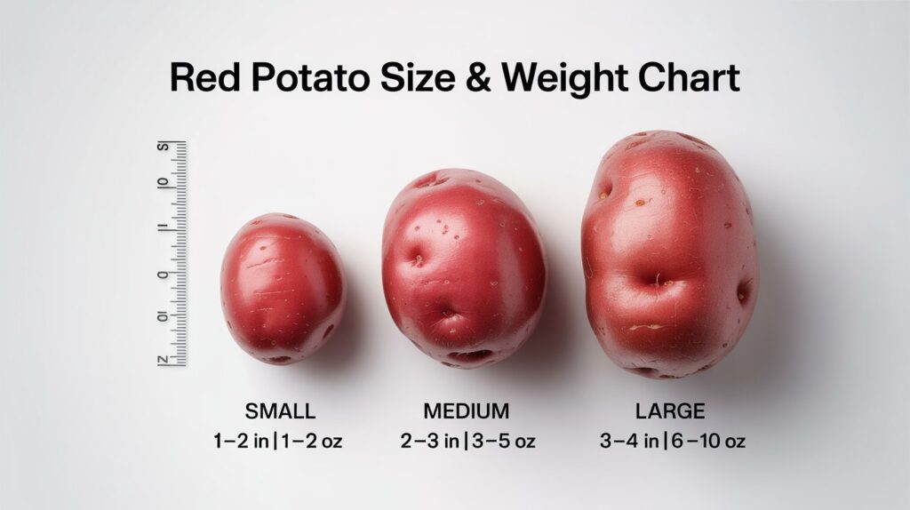 Red Potato Sizes Explained