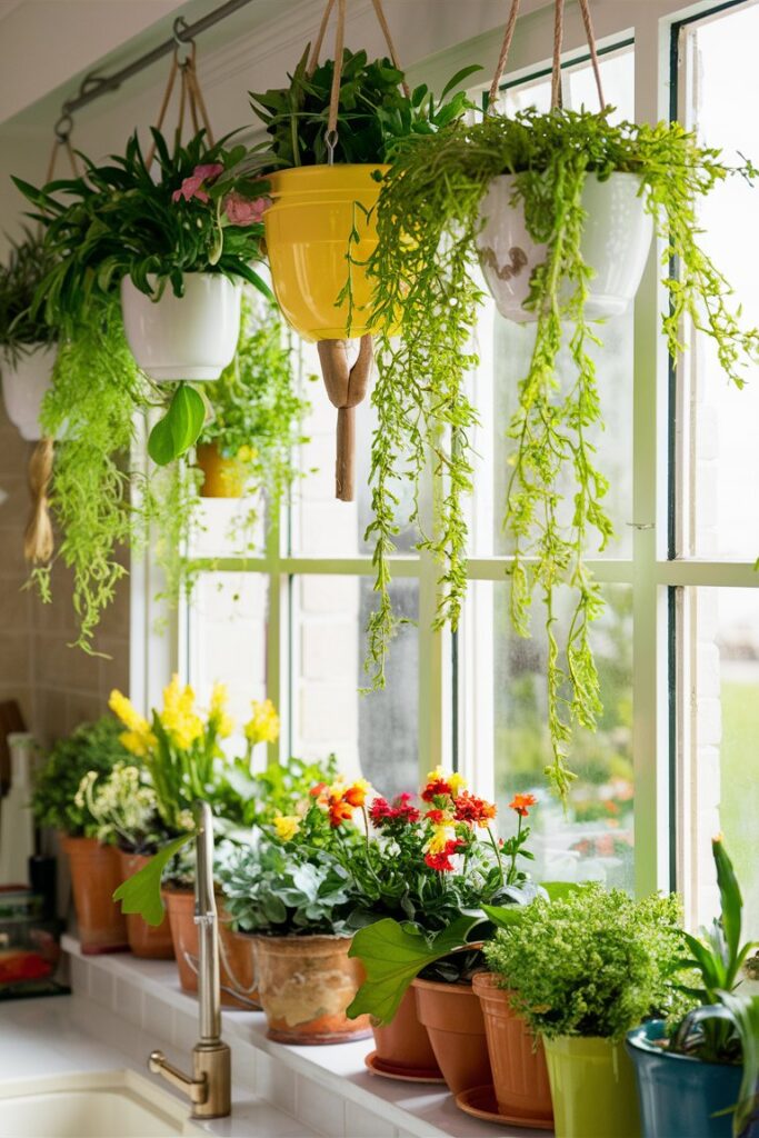  Soft Green Window Decor