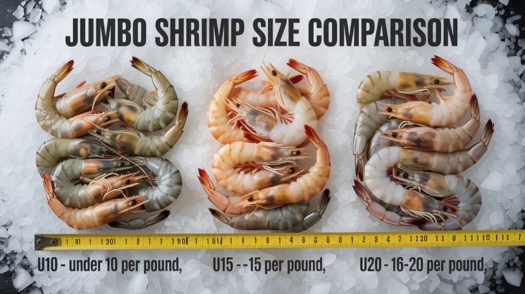 Jumbo Shrimp Size Classifications
