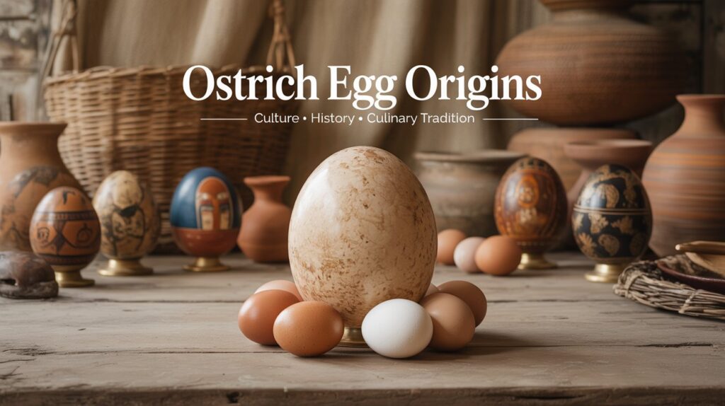 Ostrich Egg Origins
