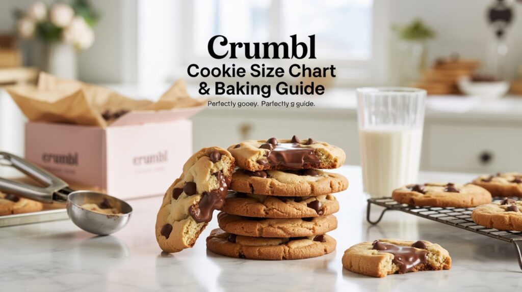 Crumbl Cookie Size Chart: Dimensions, Weights, and Baking Tips