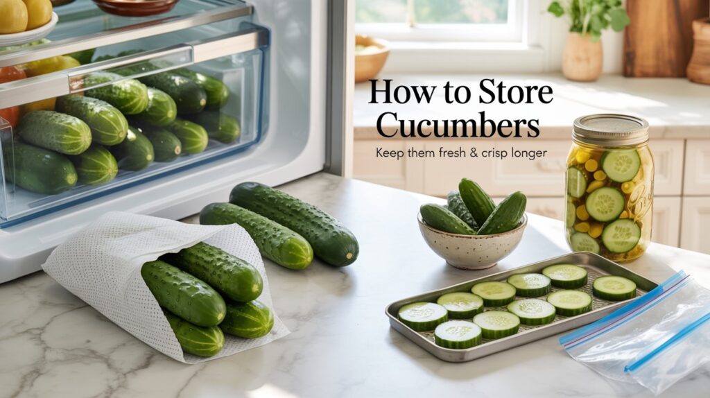 Storage Tips for Cucumbers