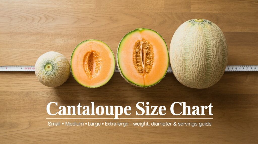 Cantaloupe Size Chart