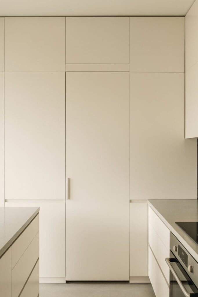 Painted Wall Pantry Door