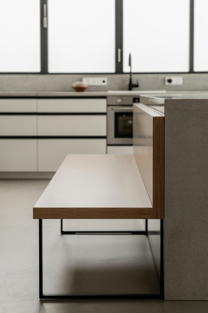 Modern Minimalist Corner Bench