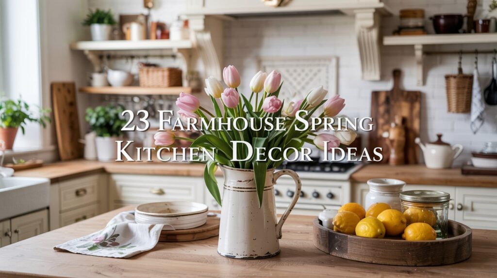 23 Farmhouse Spring Kitchen Decor Ideas for a Fresh & Cozy Look