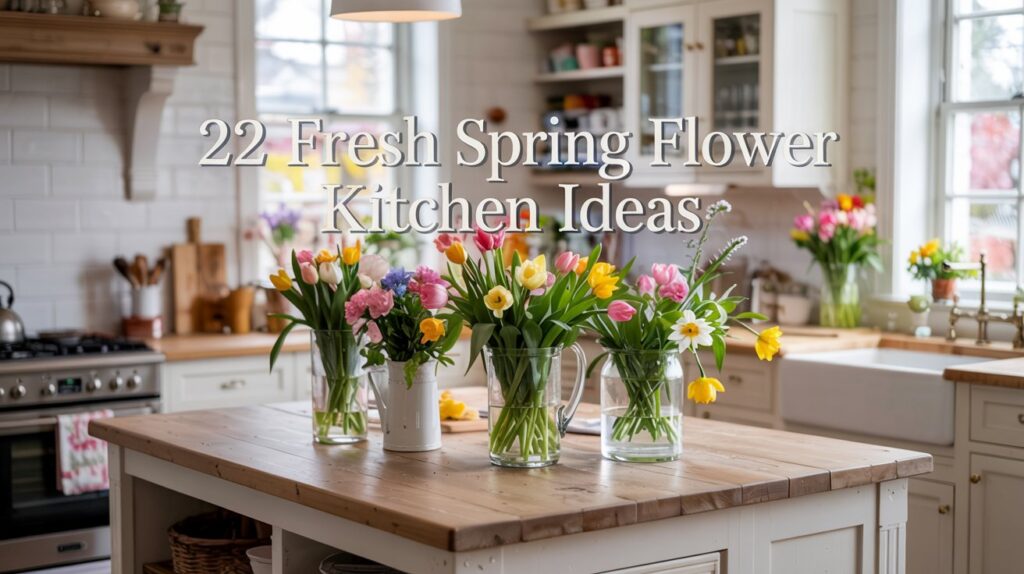 22 Spring Flowers Kitchen Ideas to Refresh Your Space