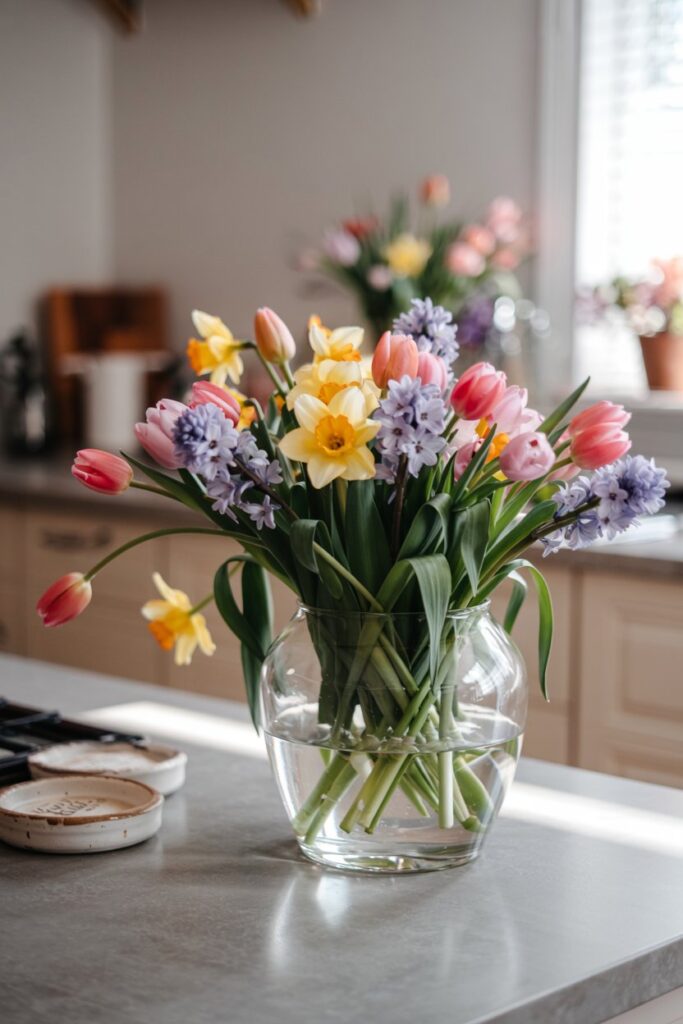 Glass Vase Floral Styling
