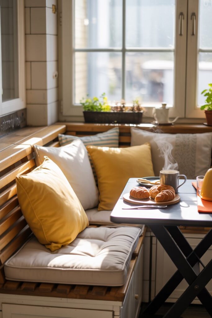 Window Corner Bench Seating