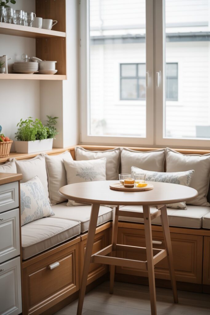 Corner Bench with Table Combo