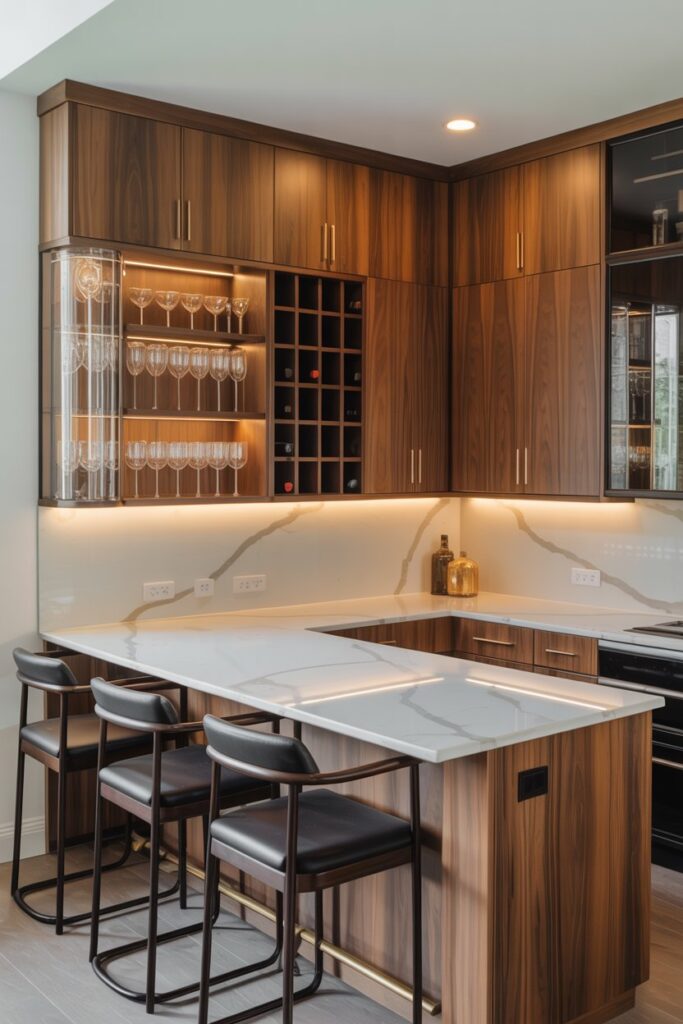  Custom Corner Bar Design