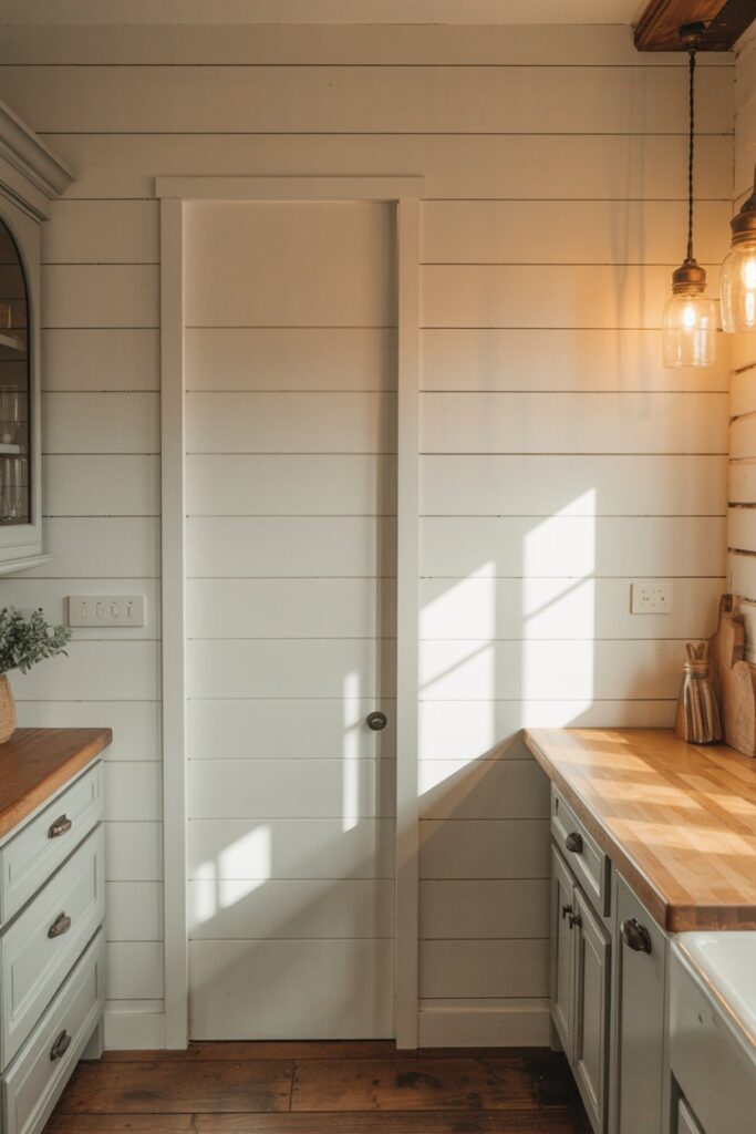 Shiplap Hidden Pantry Door