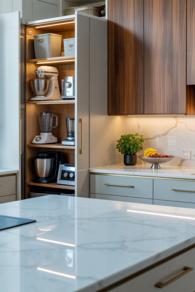 Pantry Appliance Storage