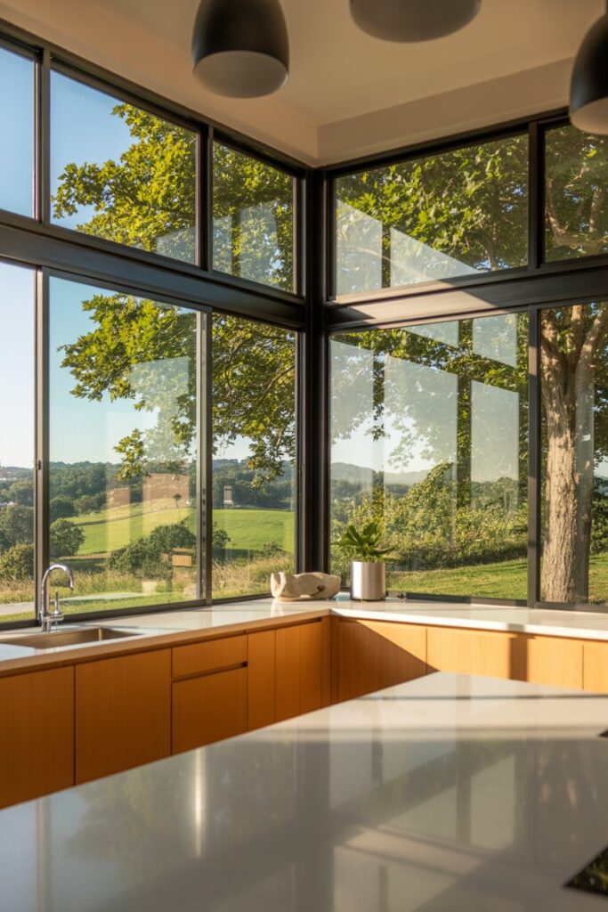 Floor-to-Ceiling Corner Window