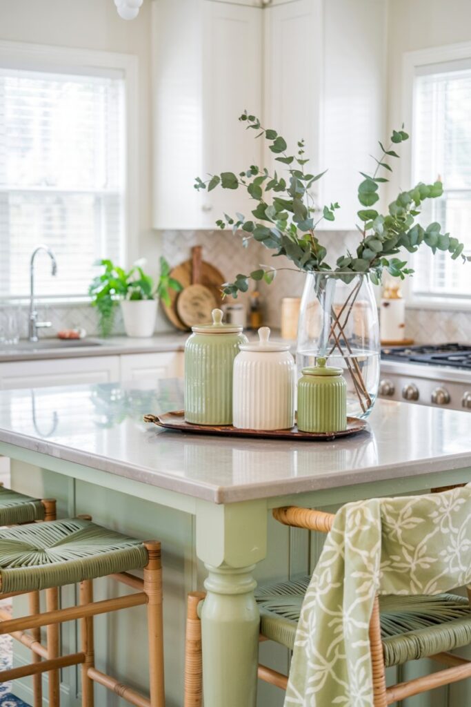 Soft Green Color Accents