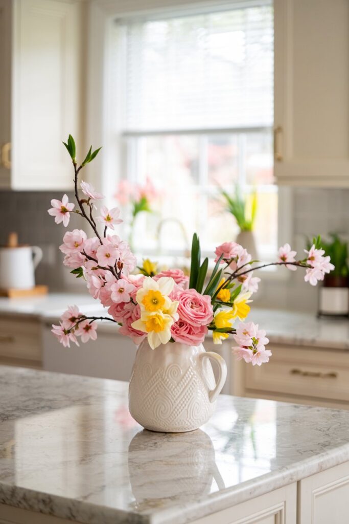 White Ceramic Vase Styling
