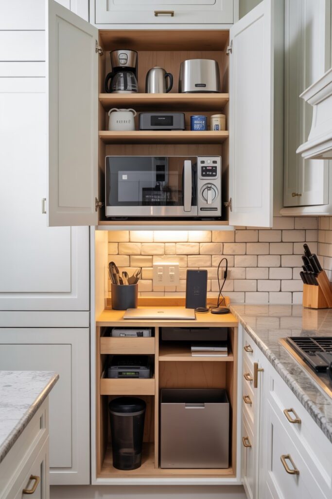 Appliance Garage Desk