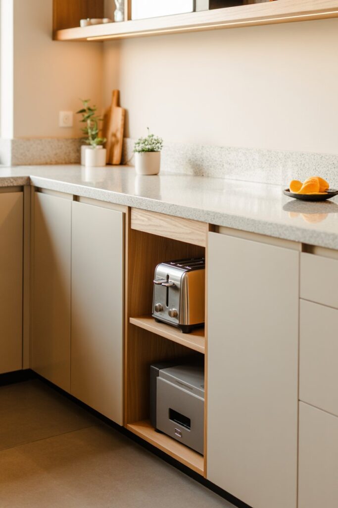 Toaster Garage Storage