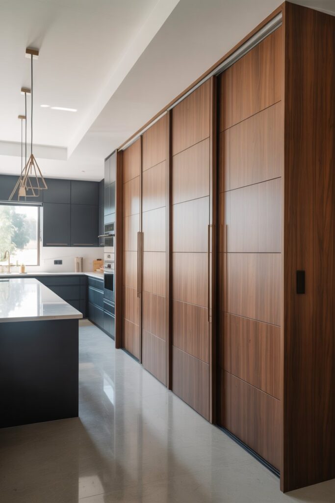 Sliding Panel Pantry Door