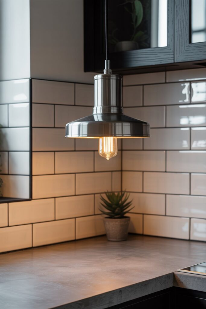 Industrial Corner Lamp Style