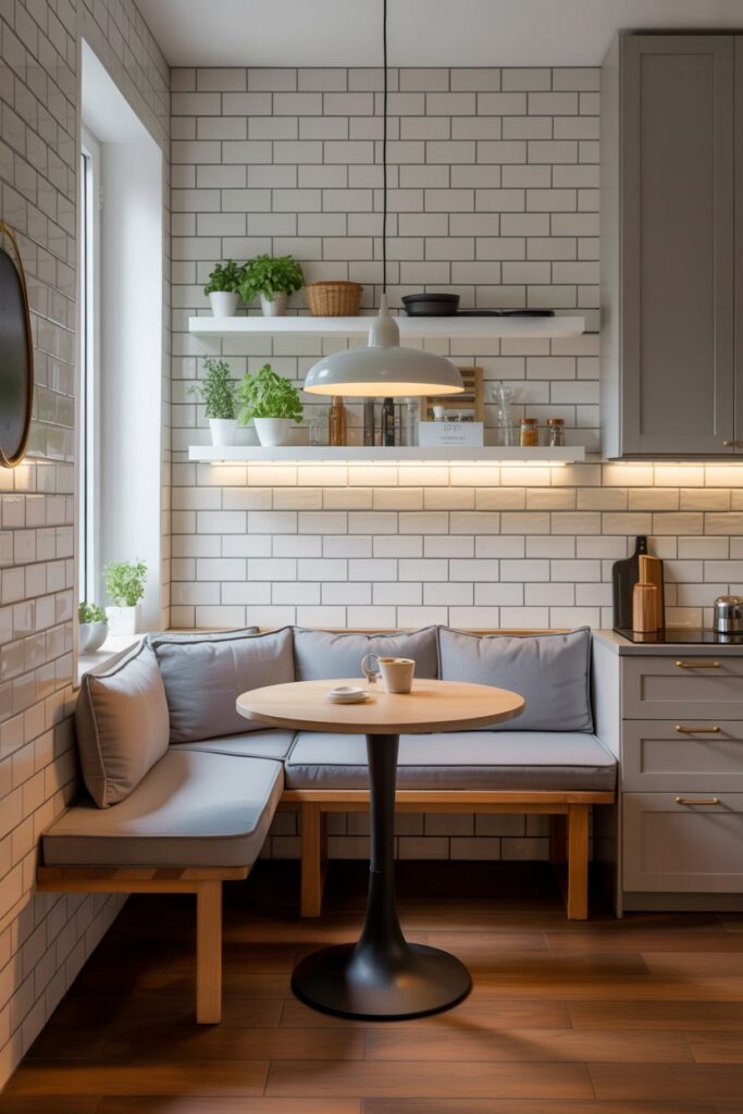  L-Shaped Kitchen Bench