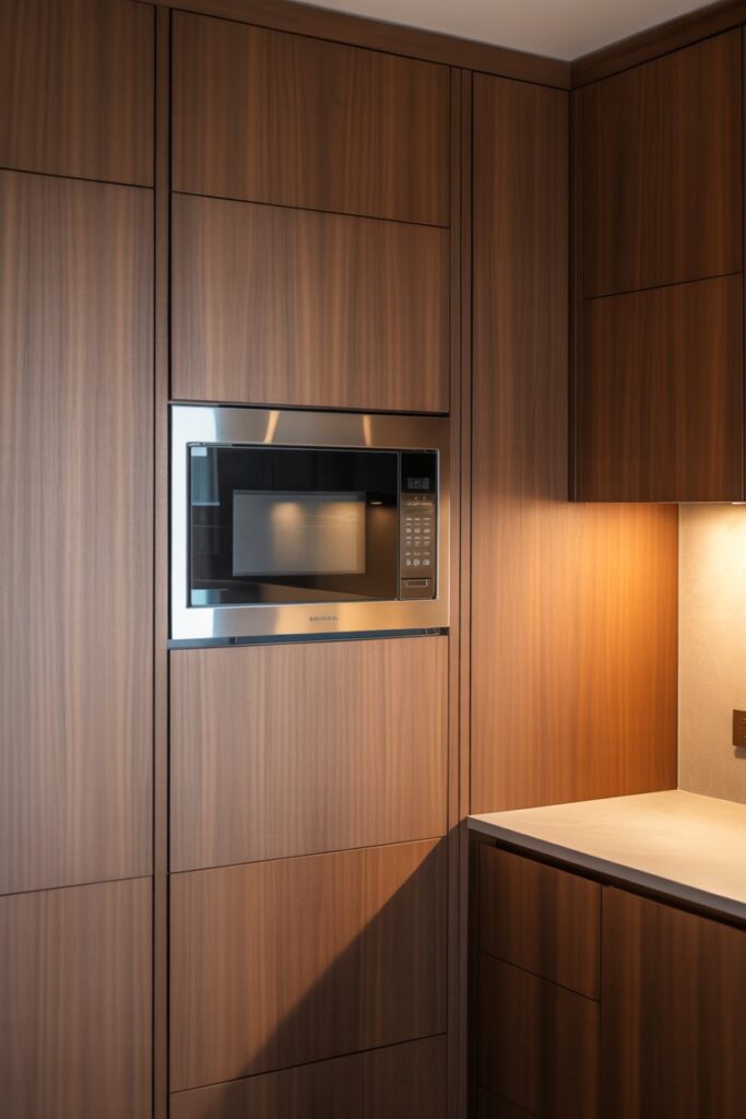 Corner Microwave with Matching Panels