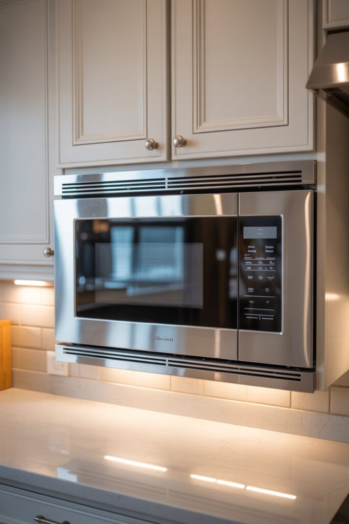  Corner Microwave with Trim Kit