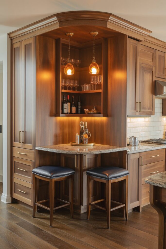 Built-In Corner Bar
