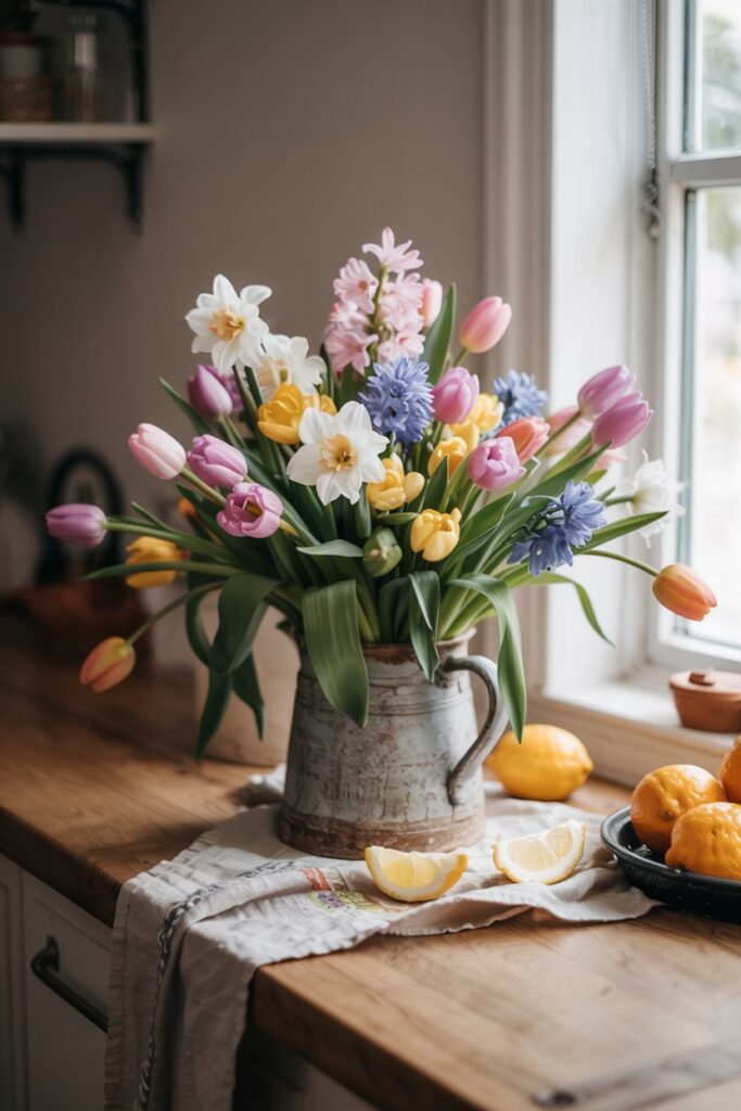Spring Flower Centerpiece