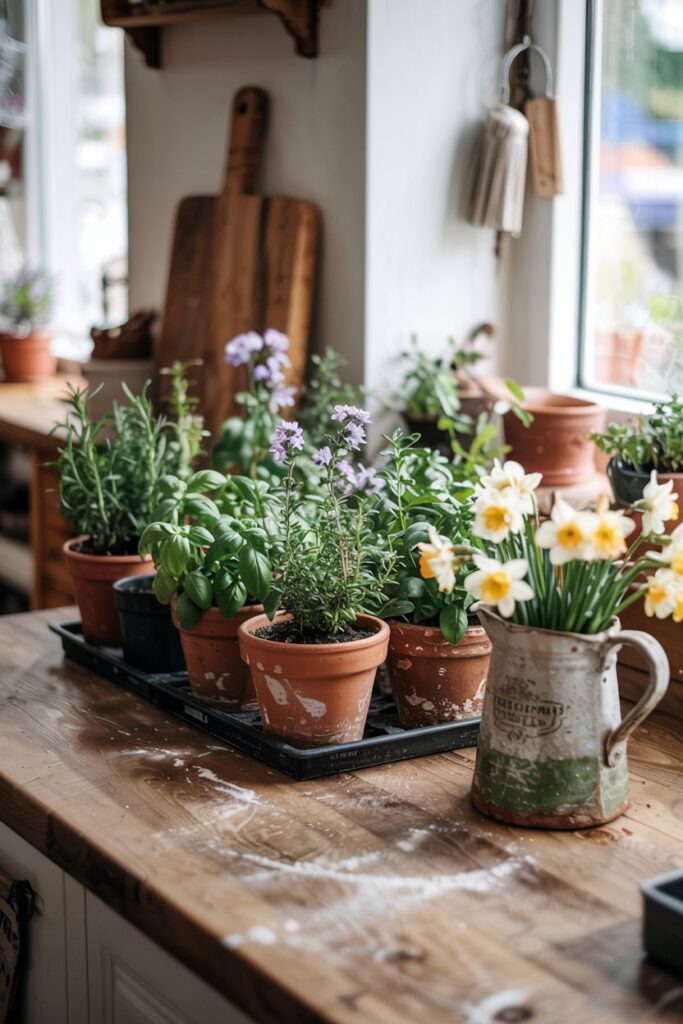  Fresh Herbs on the Counter