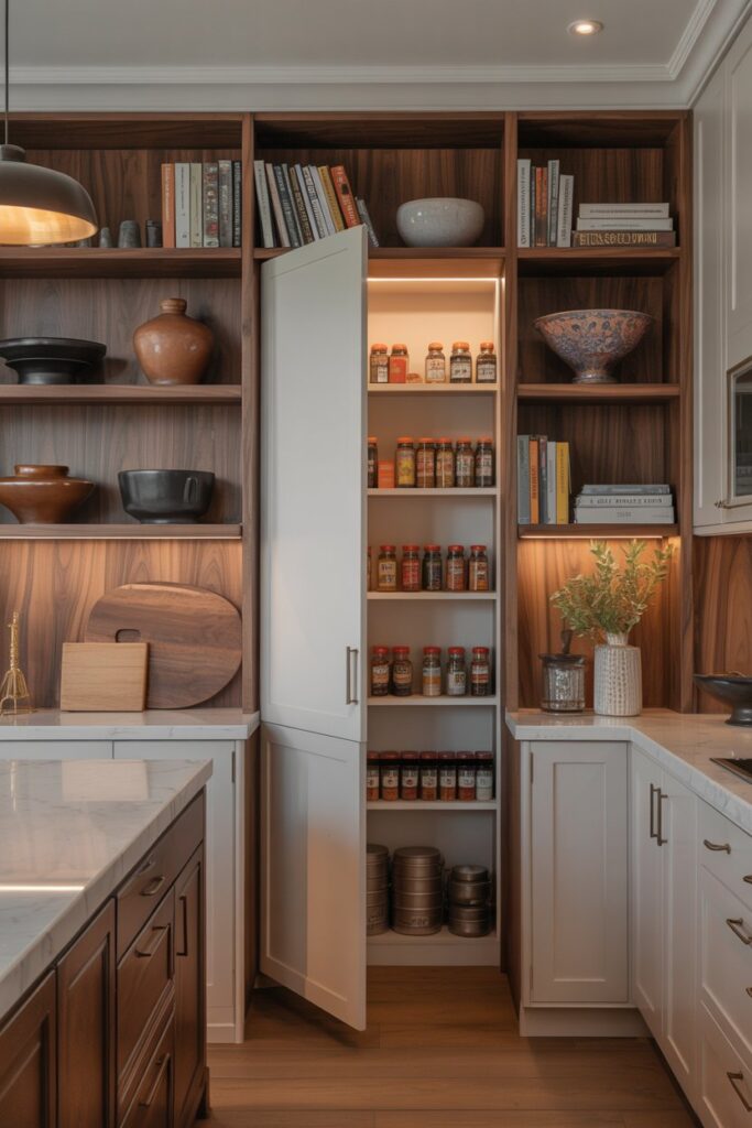 Bookcase Style Pantry Door