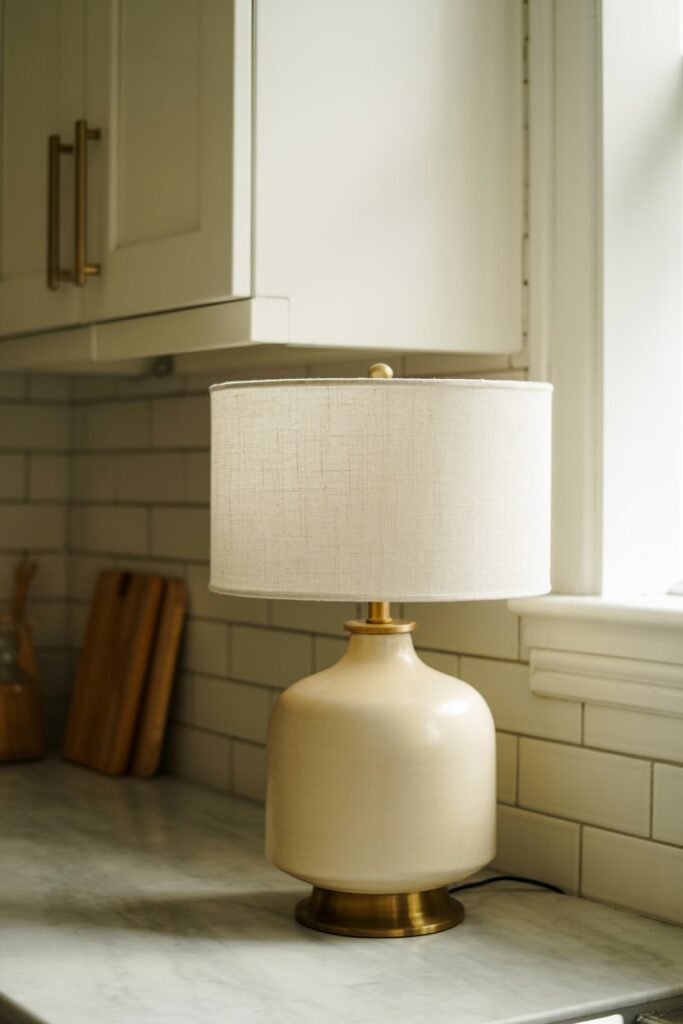 Soft Neutral Lamp Decor