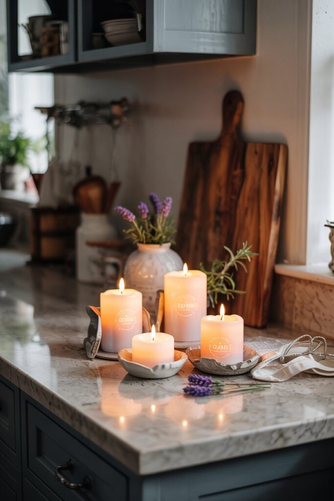Spring Candle Display