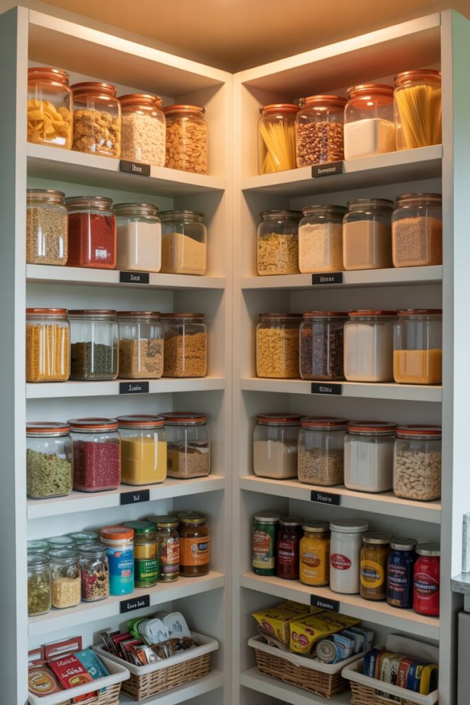 Corner Pantry Shelves