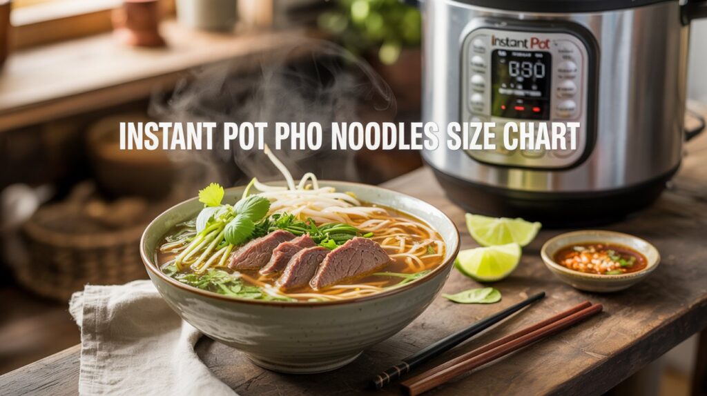 Instant Pot Pho Noodles Size Chart