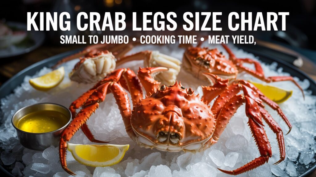 King Crab Legs Size Chart: Weights, Yields, and Cooking Tips