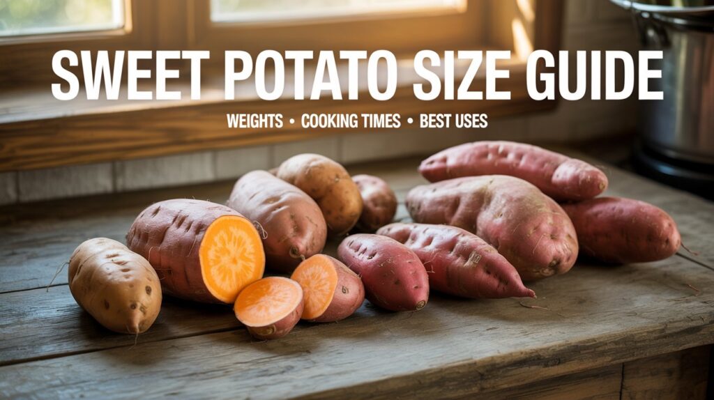 Sweet Potato Size Chart: Optimize Cooking Times and Recipes