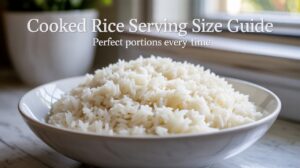 Perfectly Cooked Rice: Serving Sizes for Every Type Explained