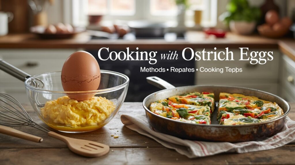 Cooking with Ostrich Eggs