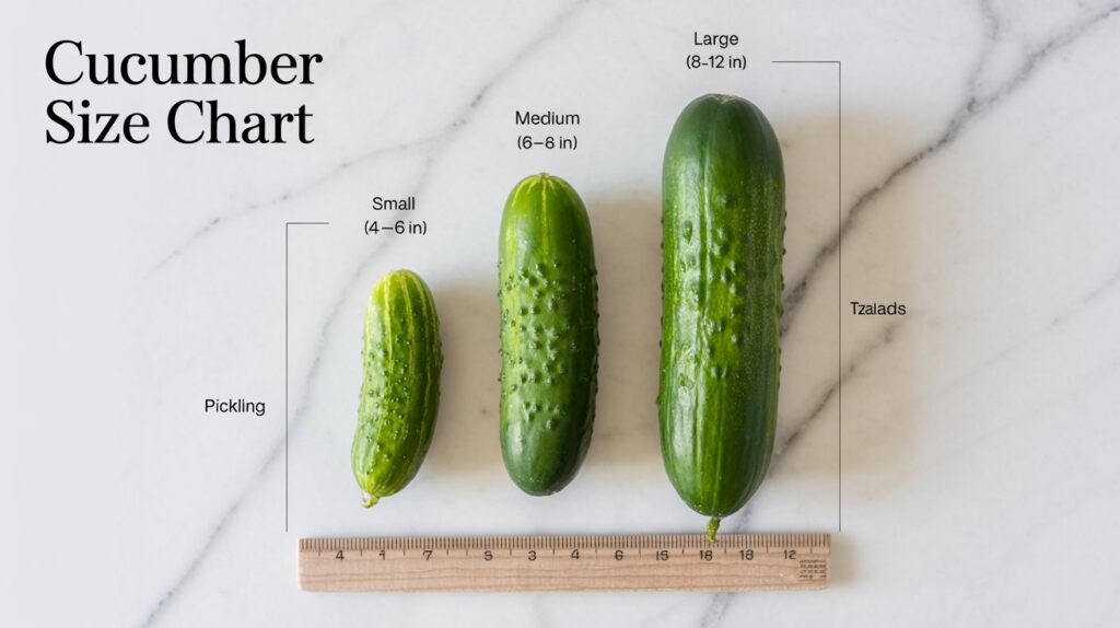 Essential Cucumber Size Chart: Choose and Prepare Perfectly