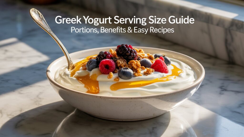 Perfect Serving Sizes for Greek Yogurt: 5 Tasty Recipe Ideas