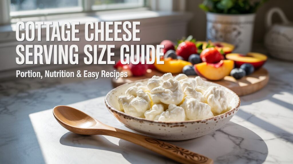 How Much Cottage Cheese? Serving Sizes and Recipe Tips