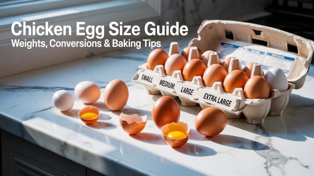 Chicken Egg Sizes Chart: Find Perfect Eggs for Your Recipes