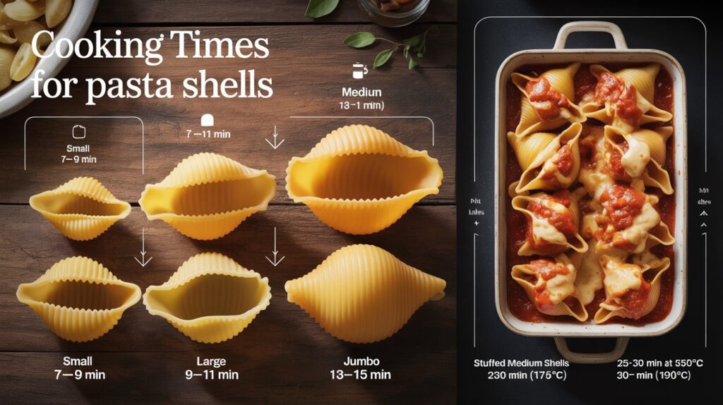 Cooking Times for Shells