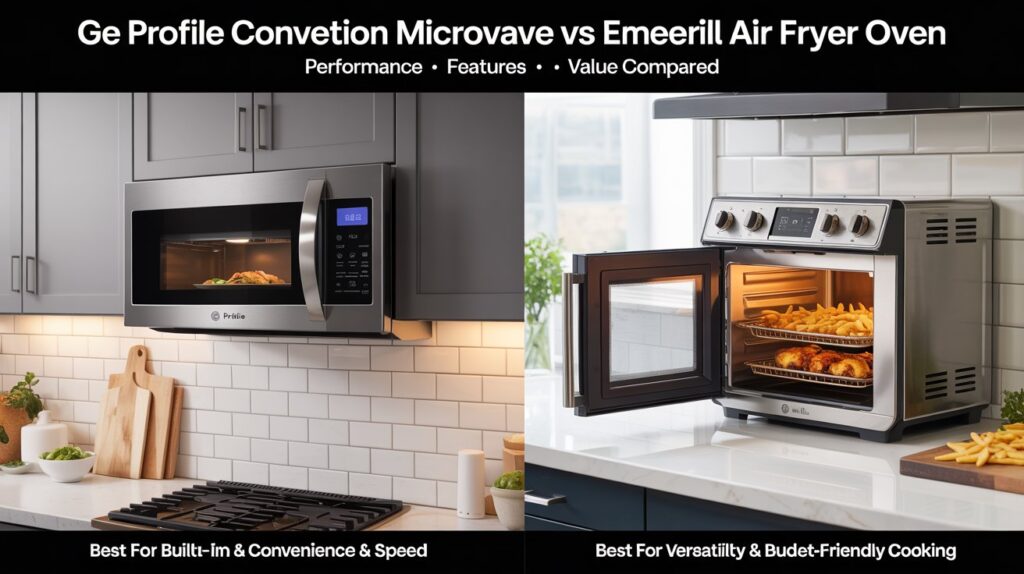 GE Oven Convection vs Air Fryer Oven Comparison