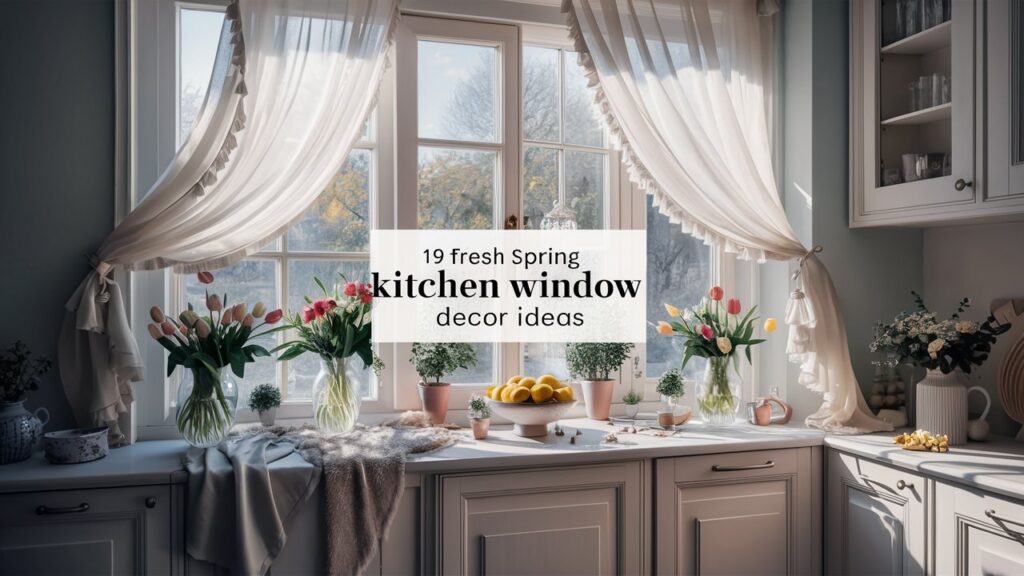 19 Kitchen Window Spring Decor Ideas to Brighten Your Space