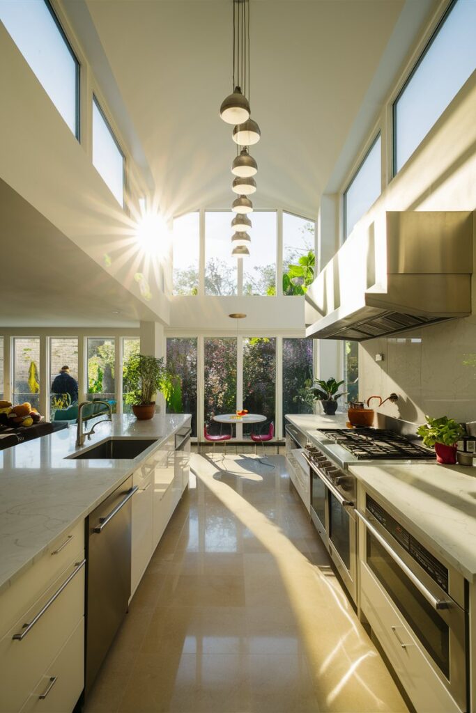 Large Windows for Natural Light