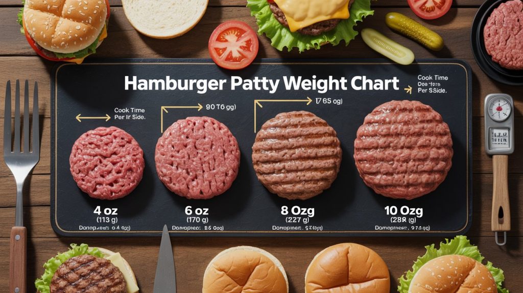 Hamburger Patty Weight Chart
